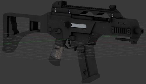 G36C Modelled and Textured Properly Zipped preview image